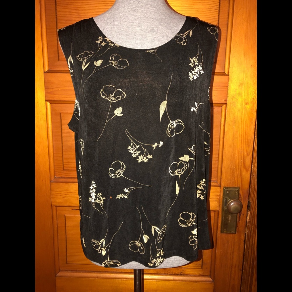 Dressy Floral Tank Top